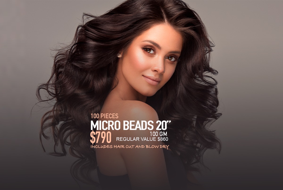 Micro Beads Miami Hair Extensions Salon